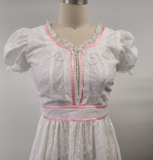 XXS Maybelle dress ♡ White Eyelet
